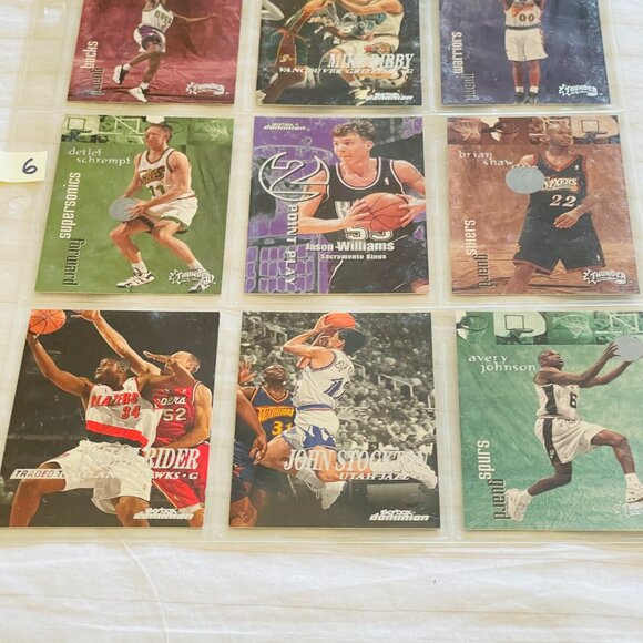LOT OF 9 BASKETBALL TRADING CARDS. MINT CONDITION. Include an Allen Iverson . - Picture 6 of 9